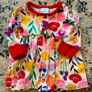 Hanna Andersson printed dress size 50(3mos)